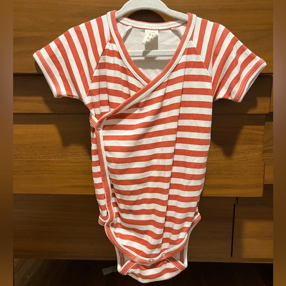 Kate Quinn Striped Kimono Bodysuit